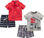 Simple Joys by Carter's Baby Boys' 4-Piece Playwear Set - Image 2